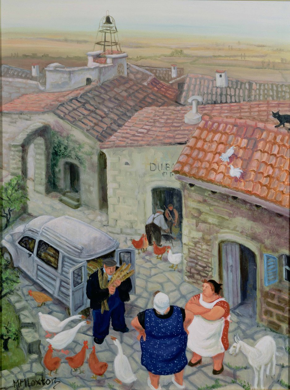 Le Boulanger (olaj, vászon) alkotó: Margaret Loxton