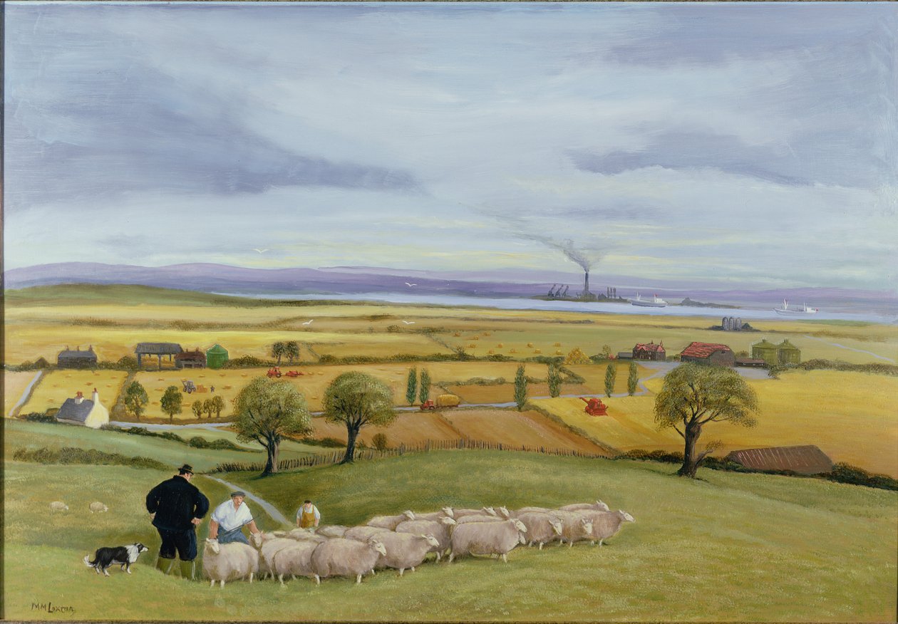 Sheep Farmer, Sheppey-sziget alkotó: Margaret Loxton