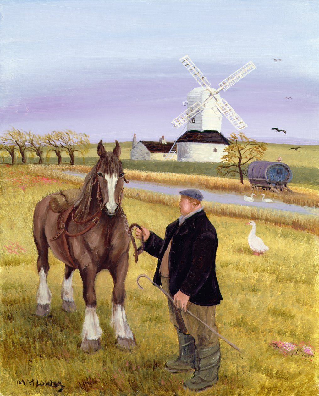 A cigány lova alkotó: Margaret Loxton