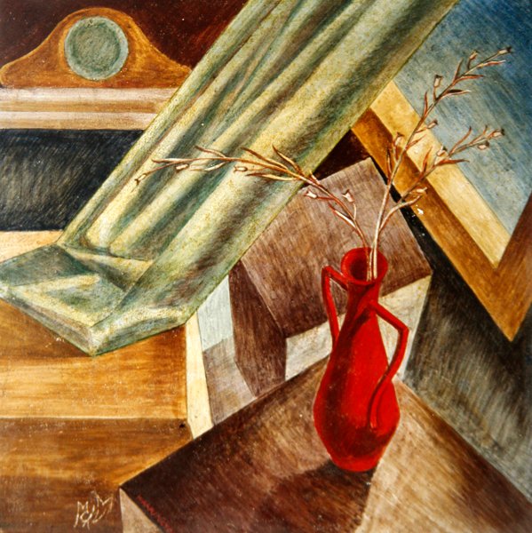Belső tér, 1938 körül (tempera, vászon, tábla) alkotó: Margaret M. Warrington