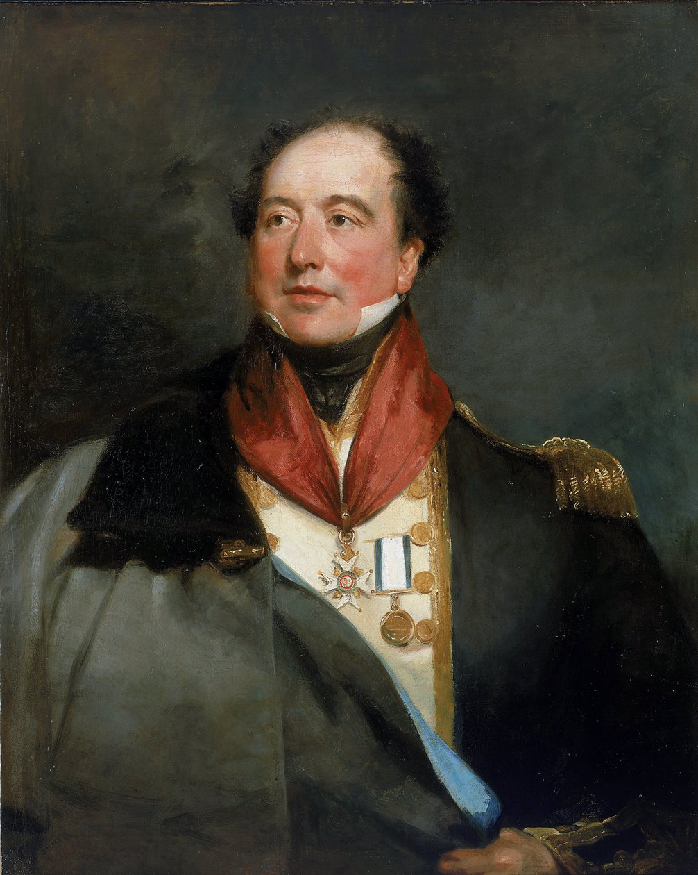 Sir Christopher Cole kapitány (1770-1836) portréja, 1820-24 körül (olaj, vászon) alkotó: Margaret Sarah (1793 1872) Carpenter