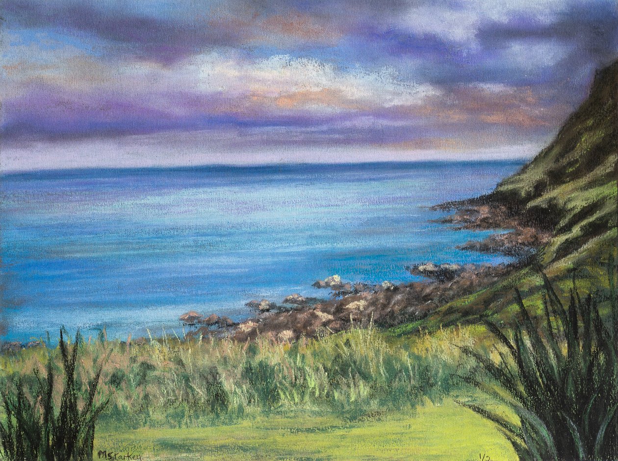 Egy strand Cornwallban (pasztell) alkotó: Margo Starkey