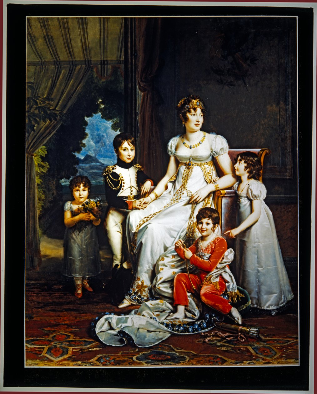 Caroline Murat királynő és négy gyermeke (vászon) alkotó: Marguerite Gerard
