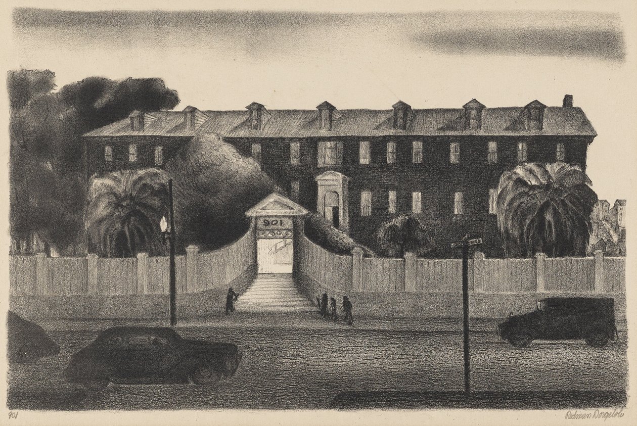 901 (Street View, Ismeretlen épület) alkotó: Marguerite Redman Dorgeloh