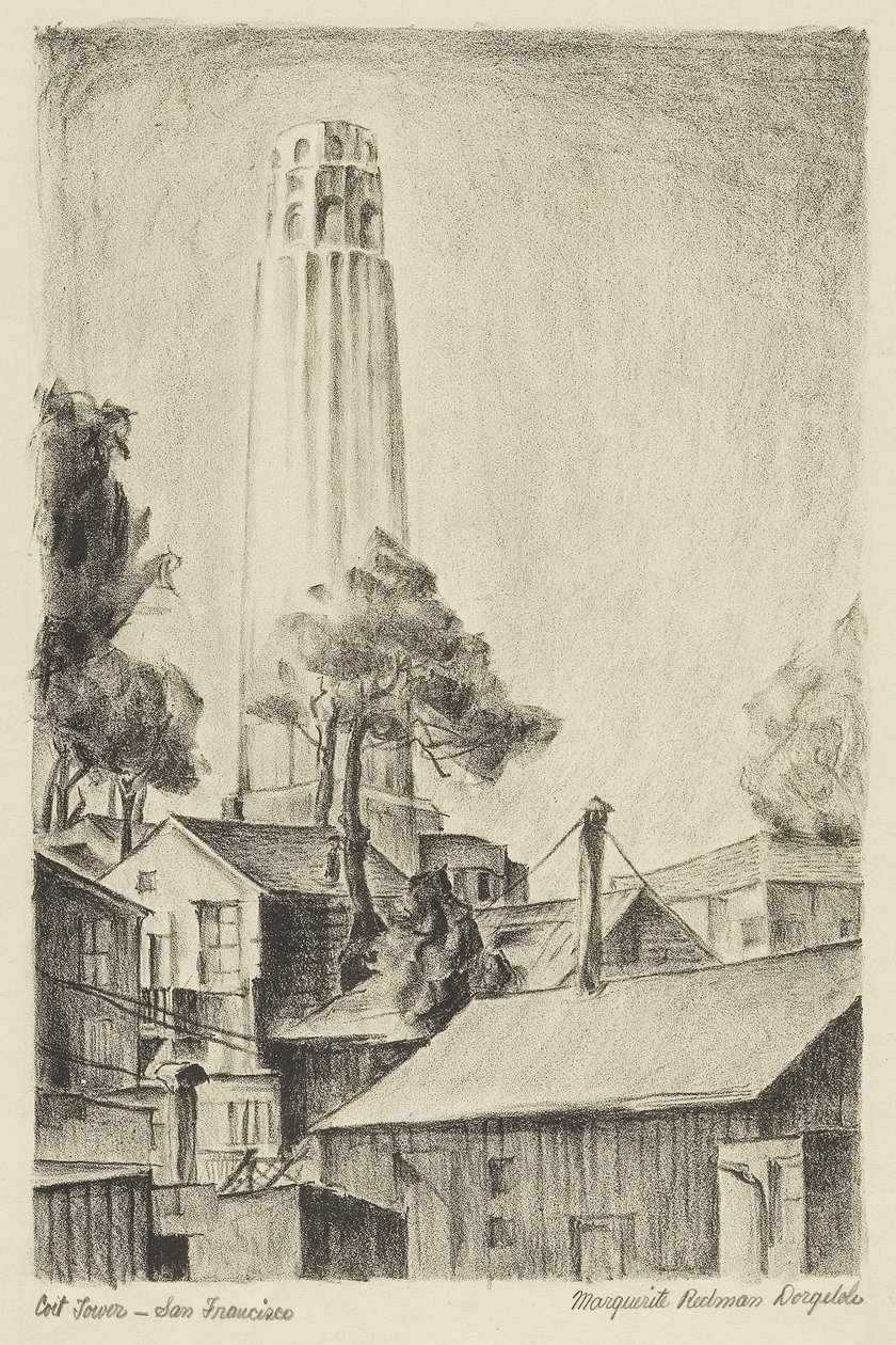 Coit Tower, San Francisco alkotó: Marguerite Redman Dorgeloh