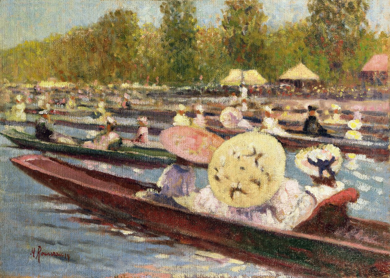 The Regatta (olaj, vászon) alkotó: Marguerite Rousseau