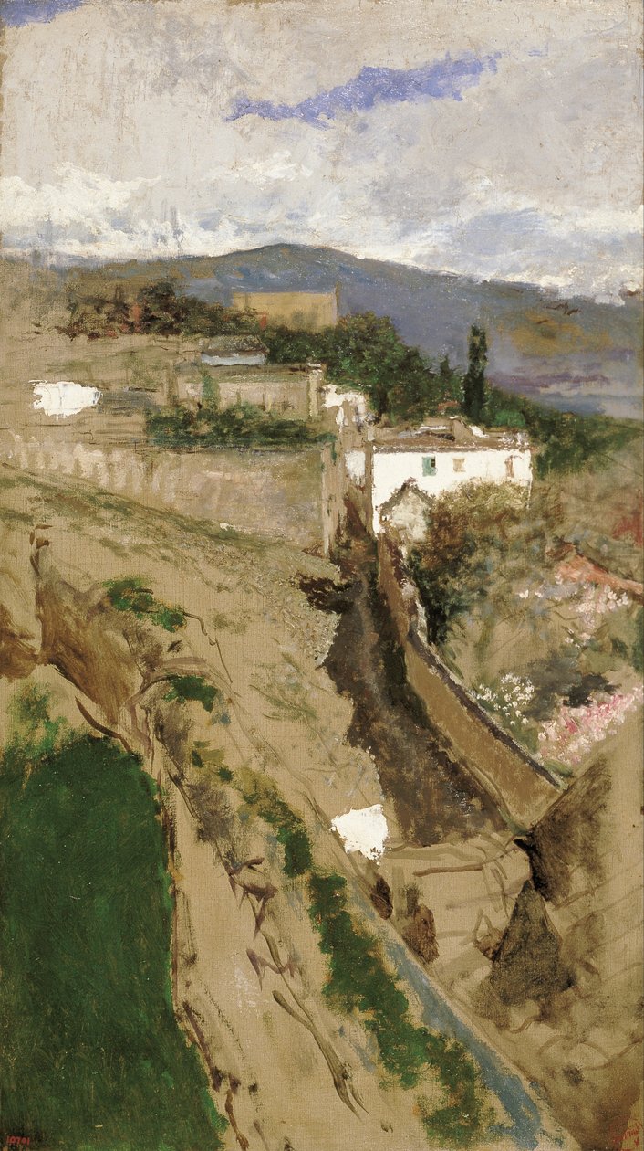 Granadai táj alkotó: Marià Fortuny
