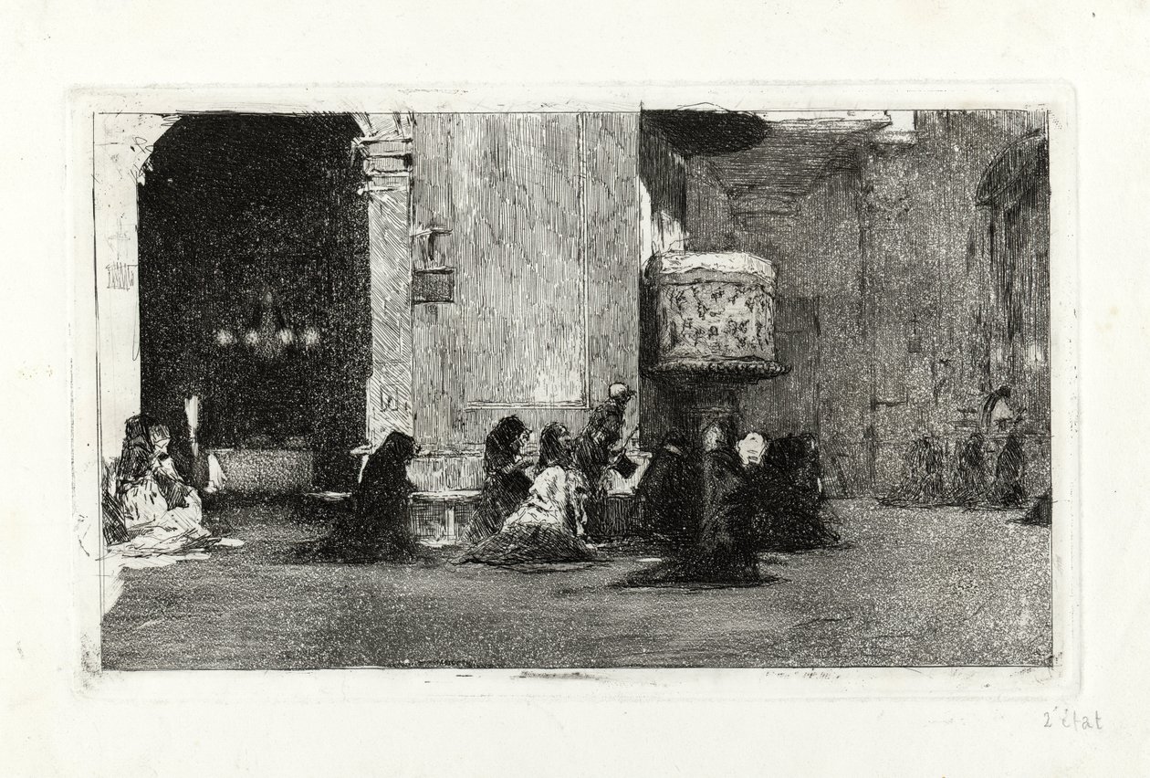 A Sant Josep -templom belseje alkotó: Marià Fortuny