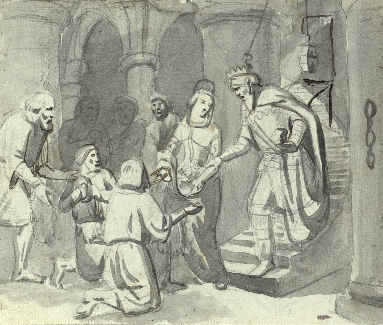 Szent Casilda virágainak csodája alkotó: Marià Fortuny