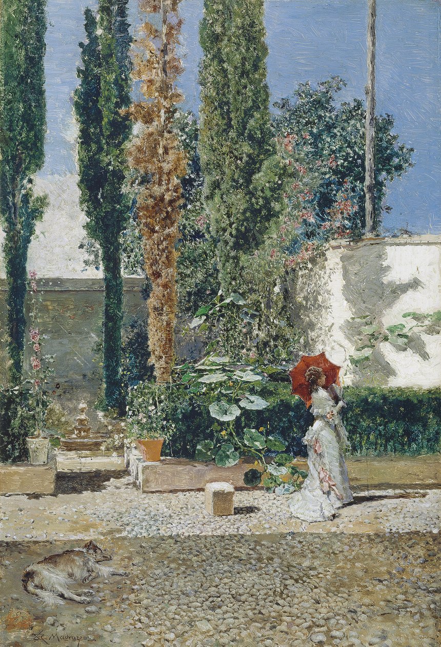 A Fortunys-ház kertje, 1872 alkotó: Marià Fortuny