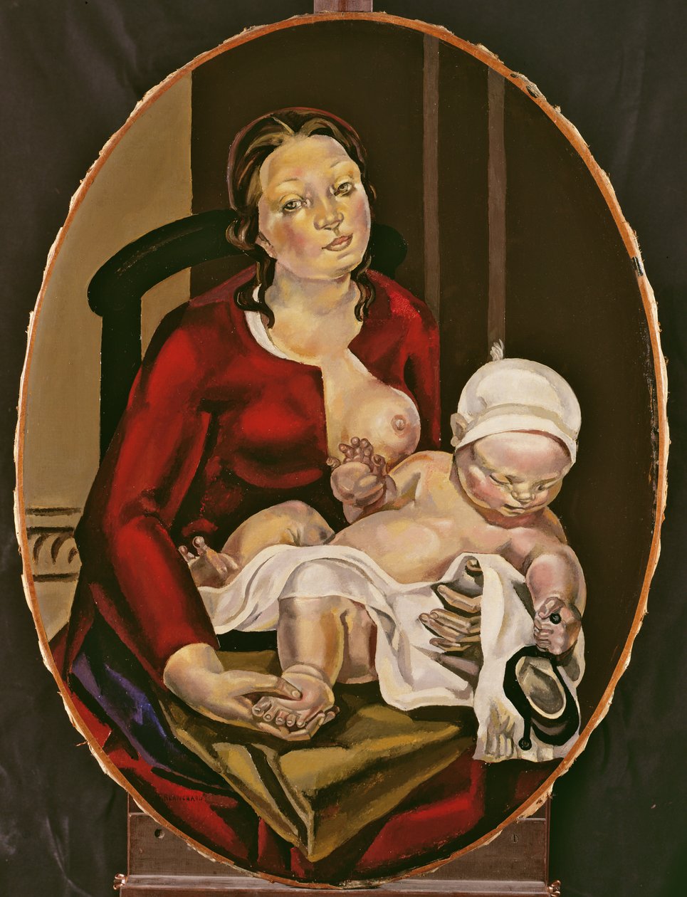 Anya és gyermeke, 1922 körül alkotó: Maria Blanchard