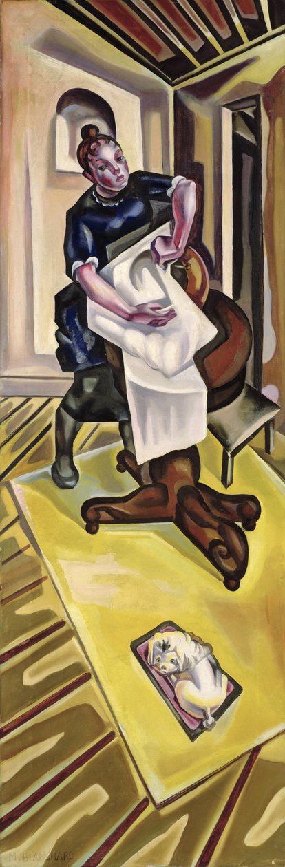 A mosás, 1921 előtt alkotó: Maria Blanchard