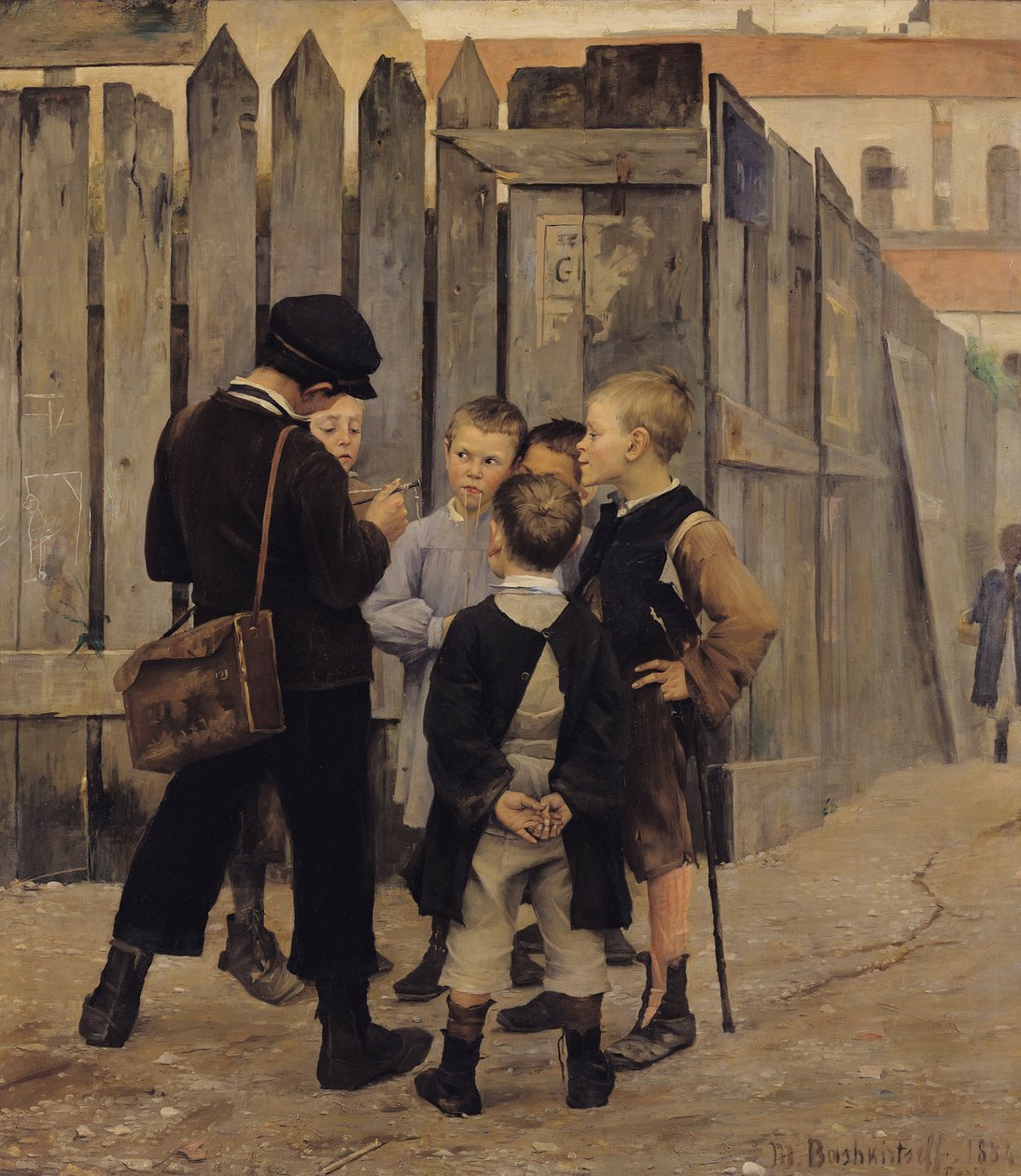 A találkozó, 1884 alkotó: Maria Konstantinova Bashkirtseva