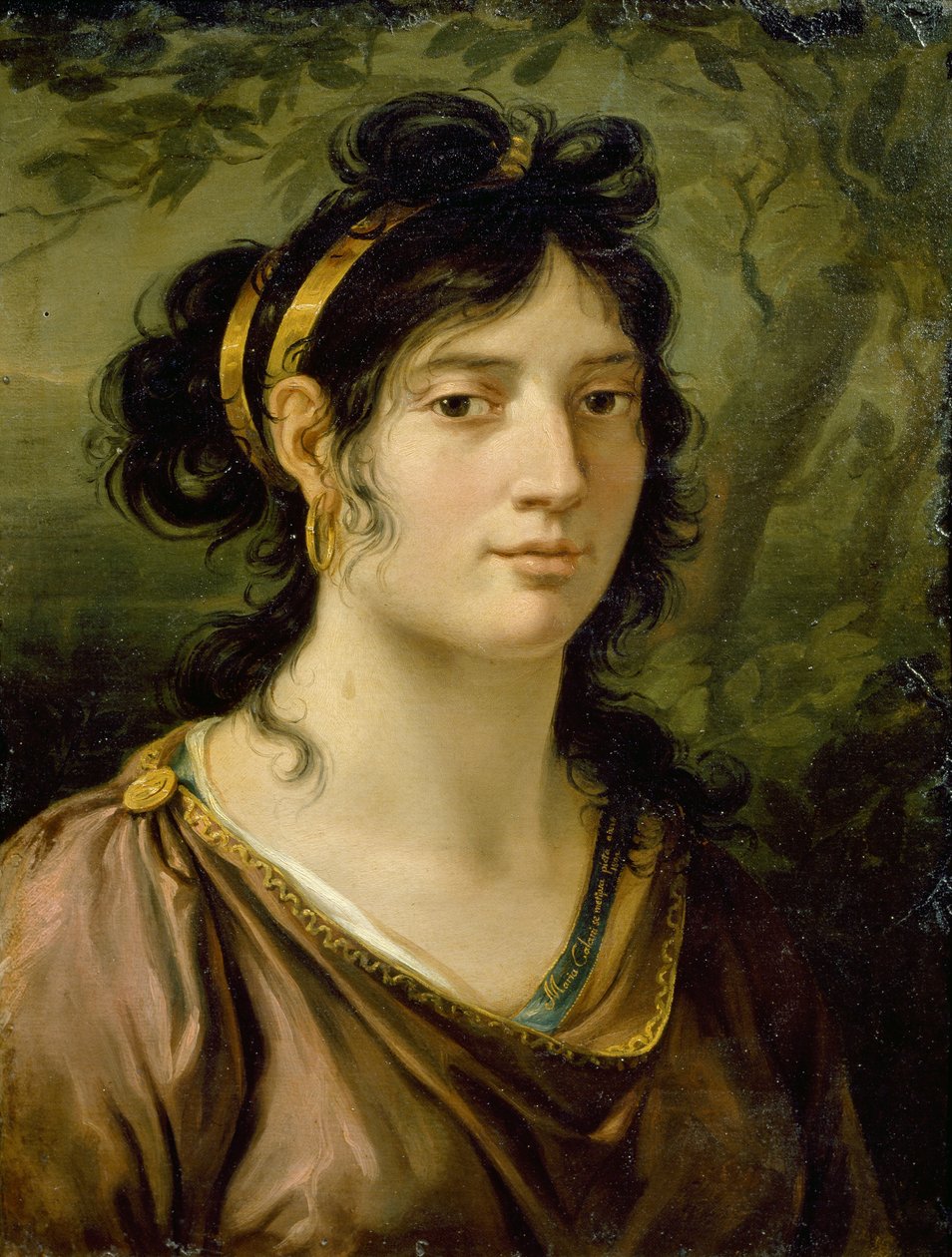 Maria Callani (1778-1803) önarcképe alkotó: Maria Callani