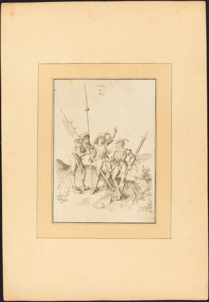Három Lansquenet alkotó: Maria Catharina Prestel, after Albrecht Dürer