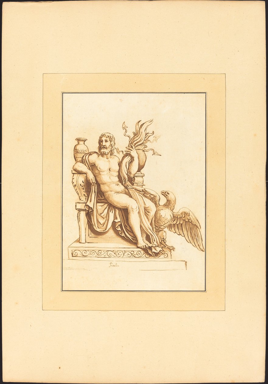 Jupiter alkotó: Maria Catharina Prestel after Giulio Romano