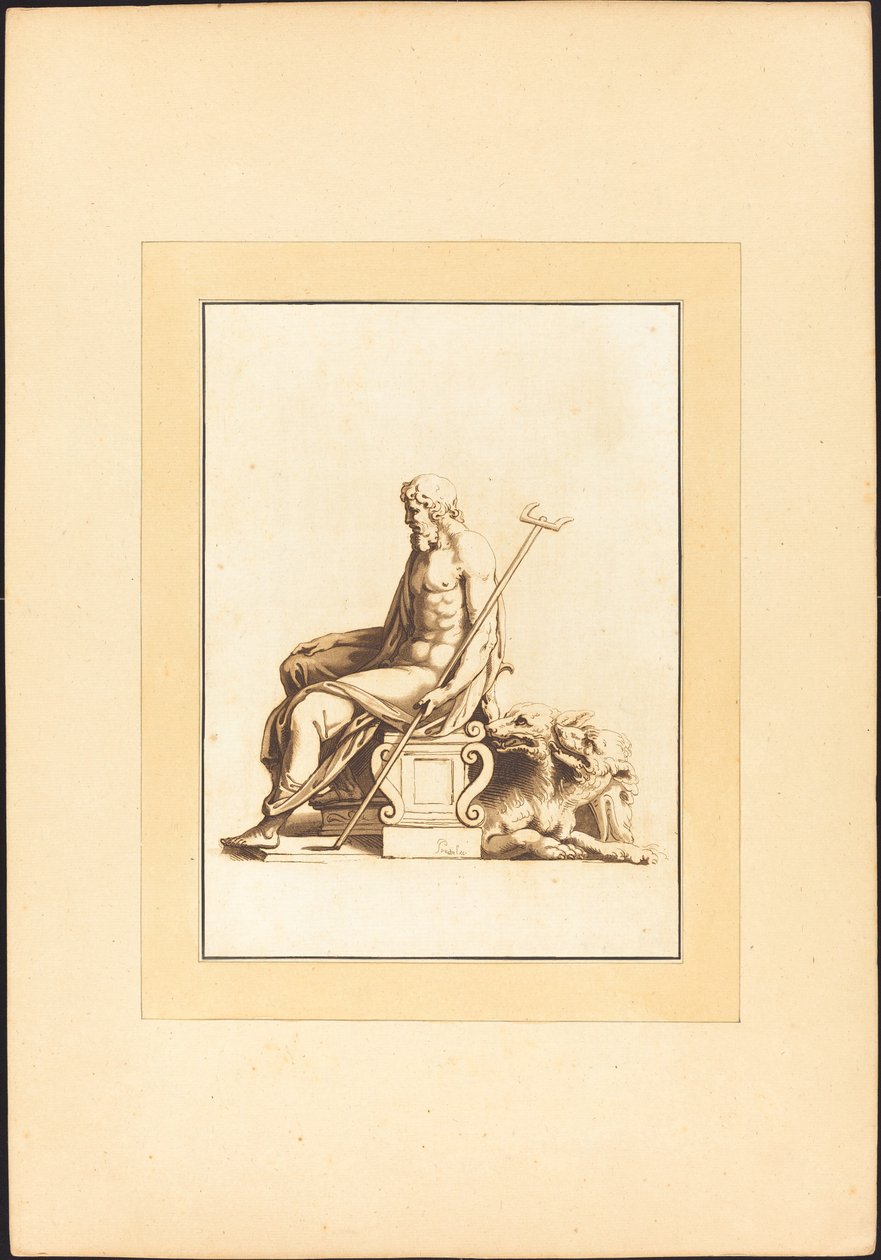 Plútó alkotó: Maria Catharina Prestel after Giulio Romano