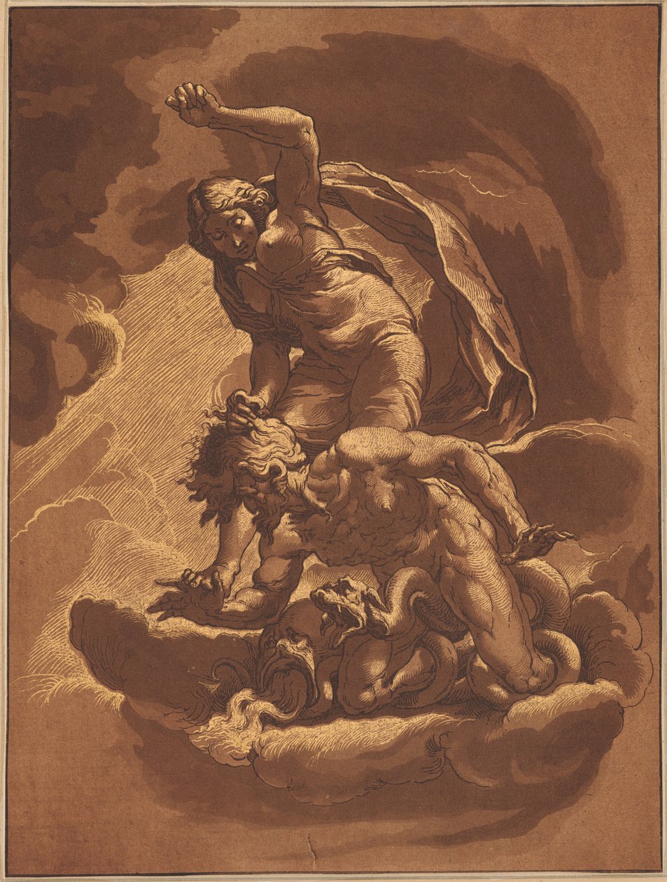 Az igazság diadala az irigység felett alkotó: Maria Catharina Prestel after Jacopo Ligozzi