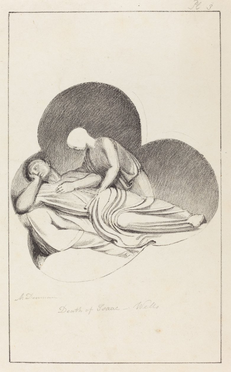 Isaac halála a Wells-i katedrálisból alkotó: Maria Denman after John Flaxman