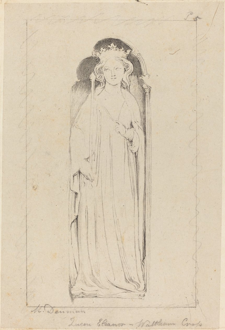 Eleanor királynő, a Waltham Crosstól alkotó: Maria Denman after John Flaxman