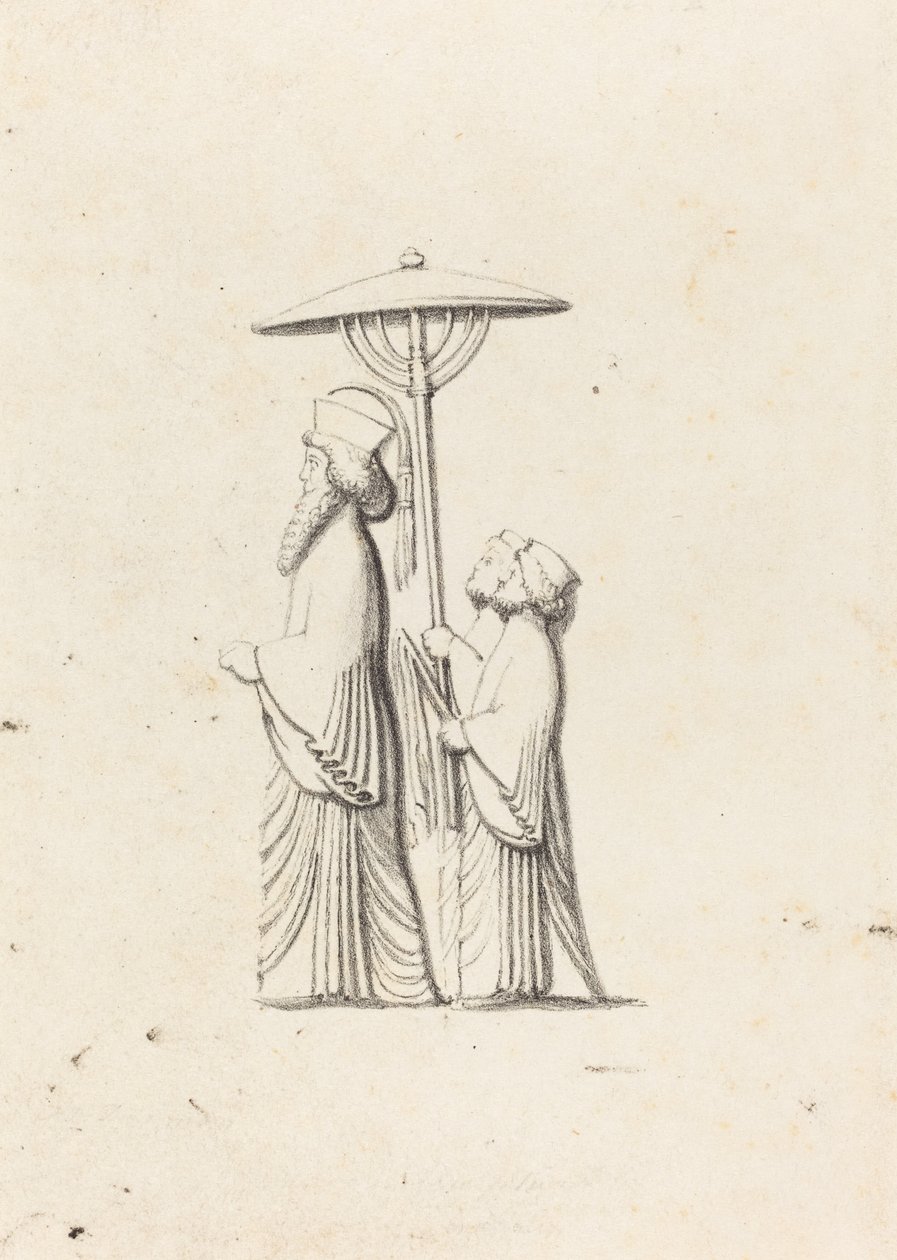 Szobrászat Persepolisban, Le Bruyn utazásaiból alkotó: Maria Denman after John Flaxman