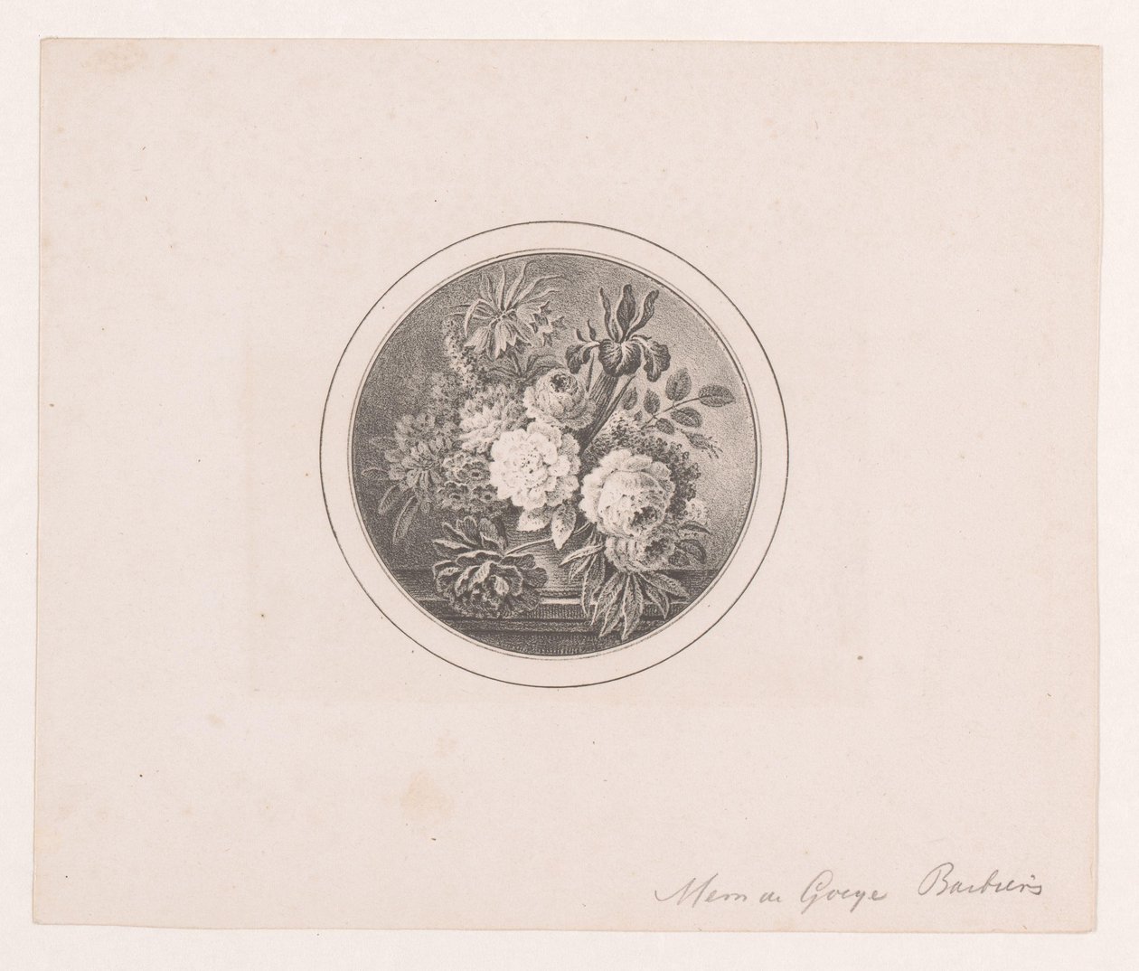Virágok egy vázában alkotó: Maria Geertruida de Goeje Barbiers (attributed to)