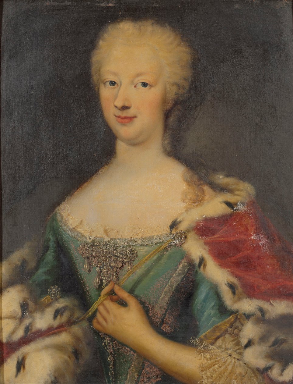 Hesse-Rotenburg Polyxena 1706-1735, Szardínia királynője, a 18. század első harmada. alkotó: Maria Giovanna Clementi