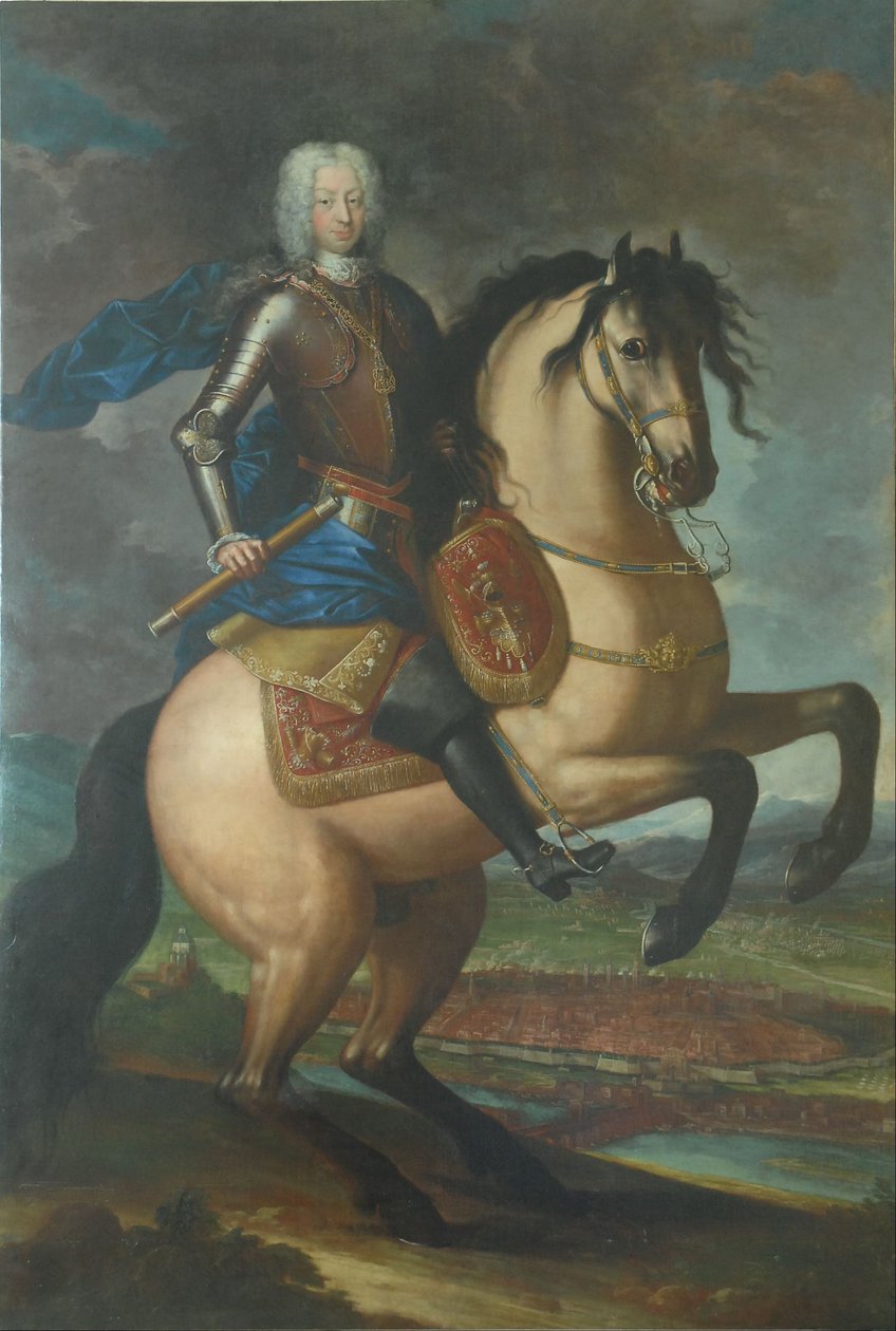 Carlo Emanuele lovas portréja III alkotó: Maria Giovanna Clementi