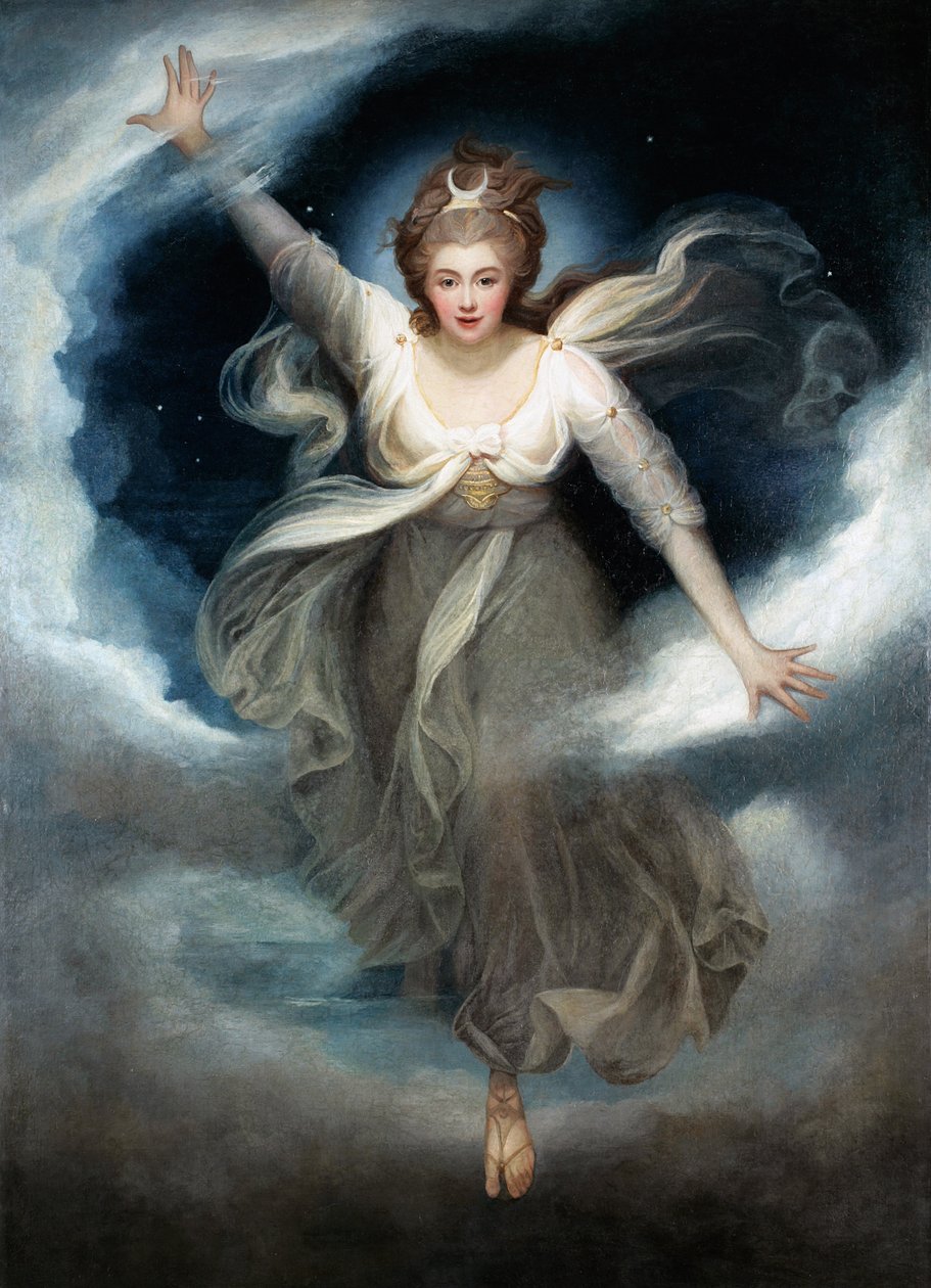 Georgiana, mint Cynthia Spenser Tündérkirálynőjéből alkotó: Maria Hadfield Cosway
