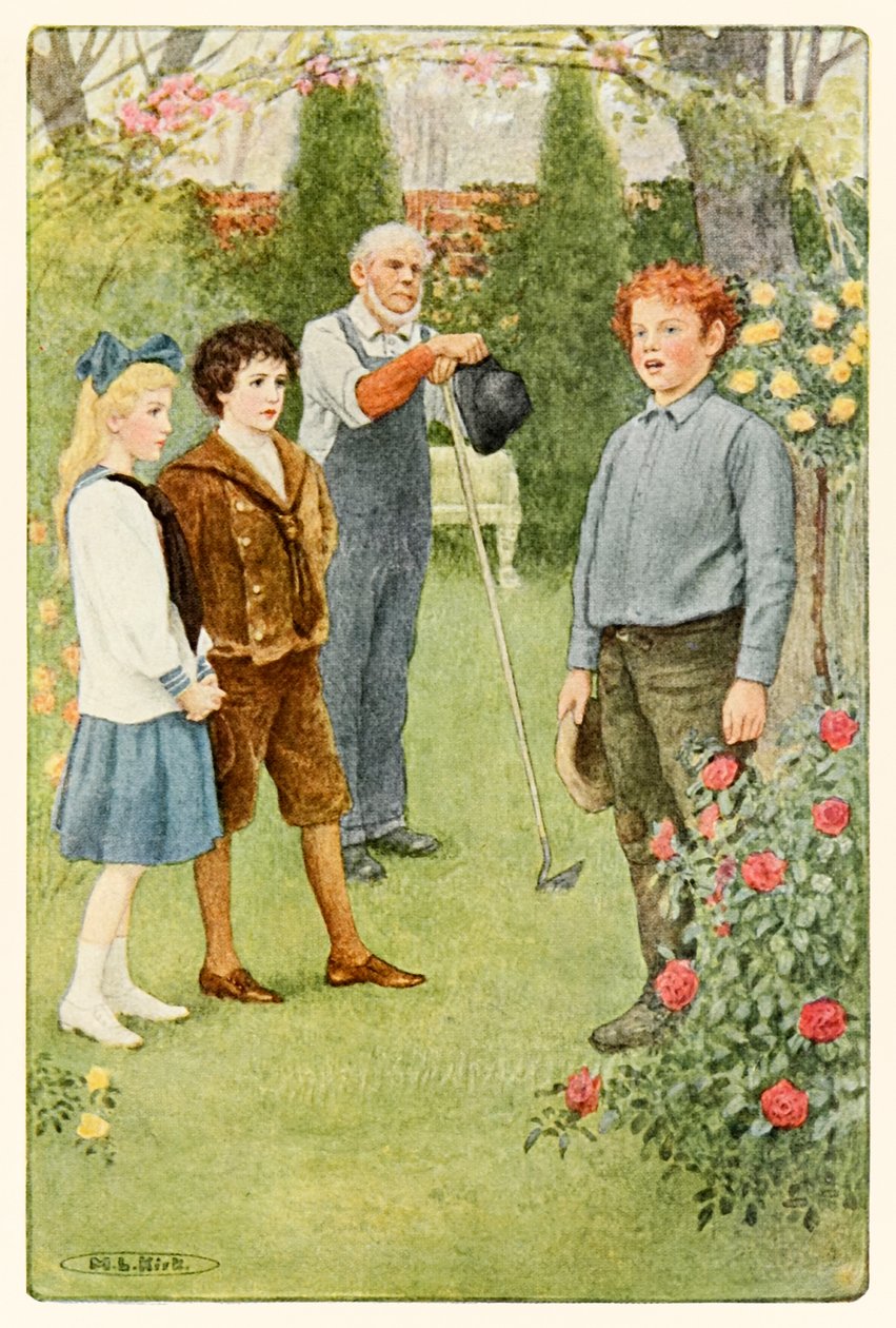 "Dicsérjétek Istent, akitől minden áldás árad" A titkos kertből, Frances Hodgson Burnett (1849-1924) alkotó: Maria Louise Kirk