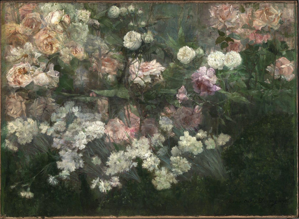 Kert májusban alkotó: Maria Oakey Dewing