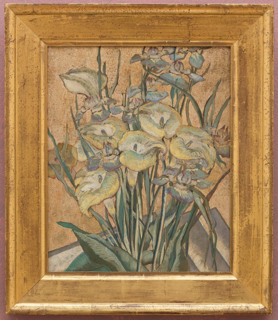 Íriszek és kála liliomok alkotó: Maria Oakey Dewing