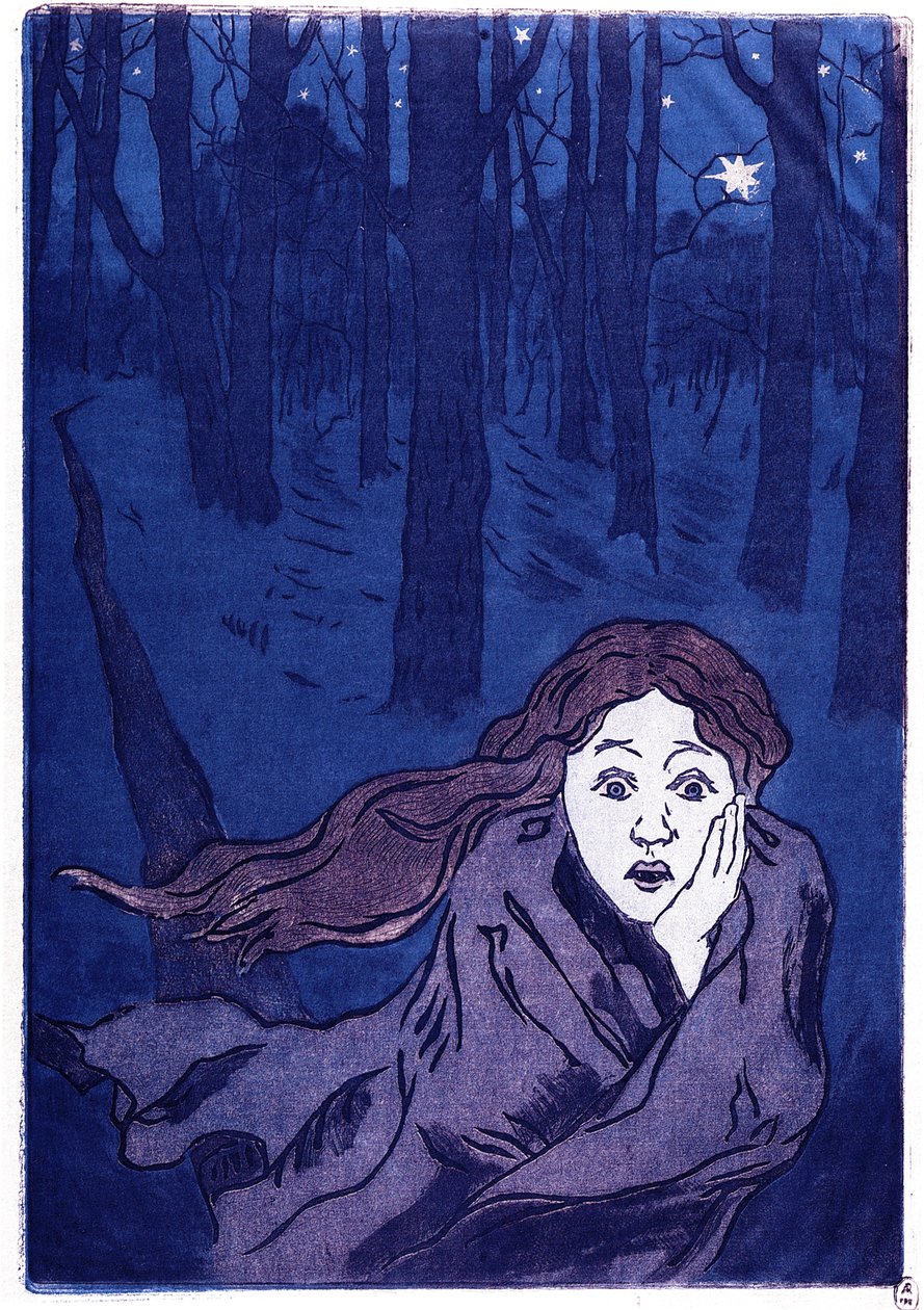 A félelem, 1893-1894 alkotó: Maria Vasilyevna Yakunchikova
