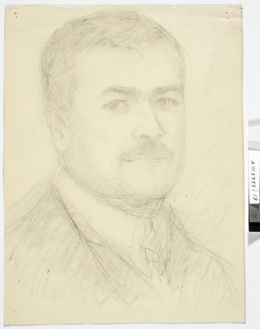 Egy férfi portréja, mellszobor alkotó: Maria Wiik