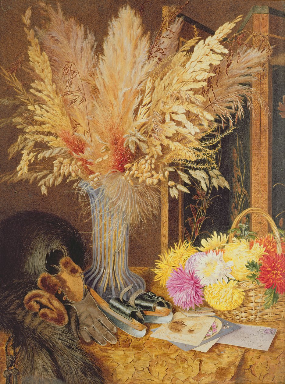Őszi csendélet alkotó: Marian Emma Chase