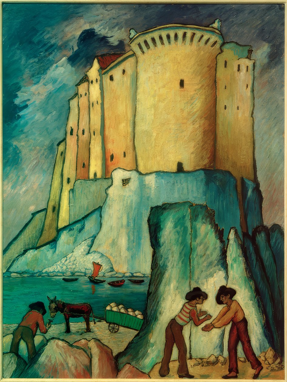 Kastély a Földközi-tengeren alkotó: Marianne von Werefkin