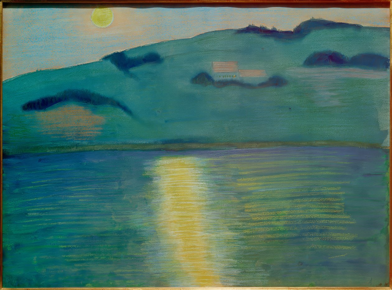 Holdfény táj alkotó: Marianne von Werefkin