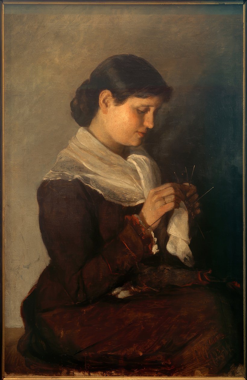 Vera Repin portréja alkotó: Marianne von Werefkin