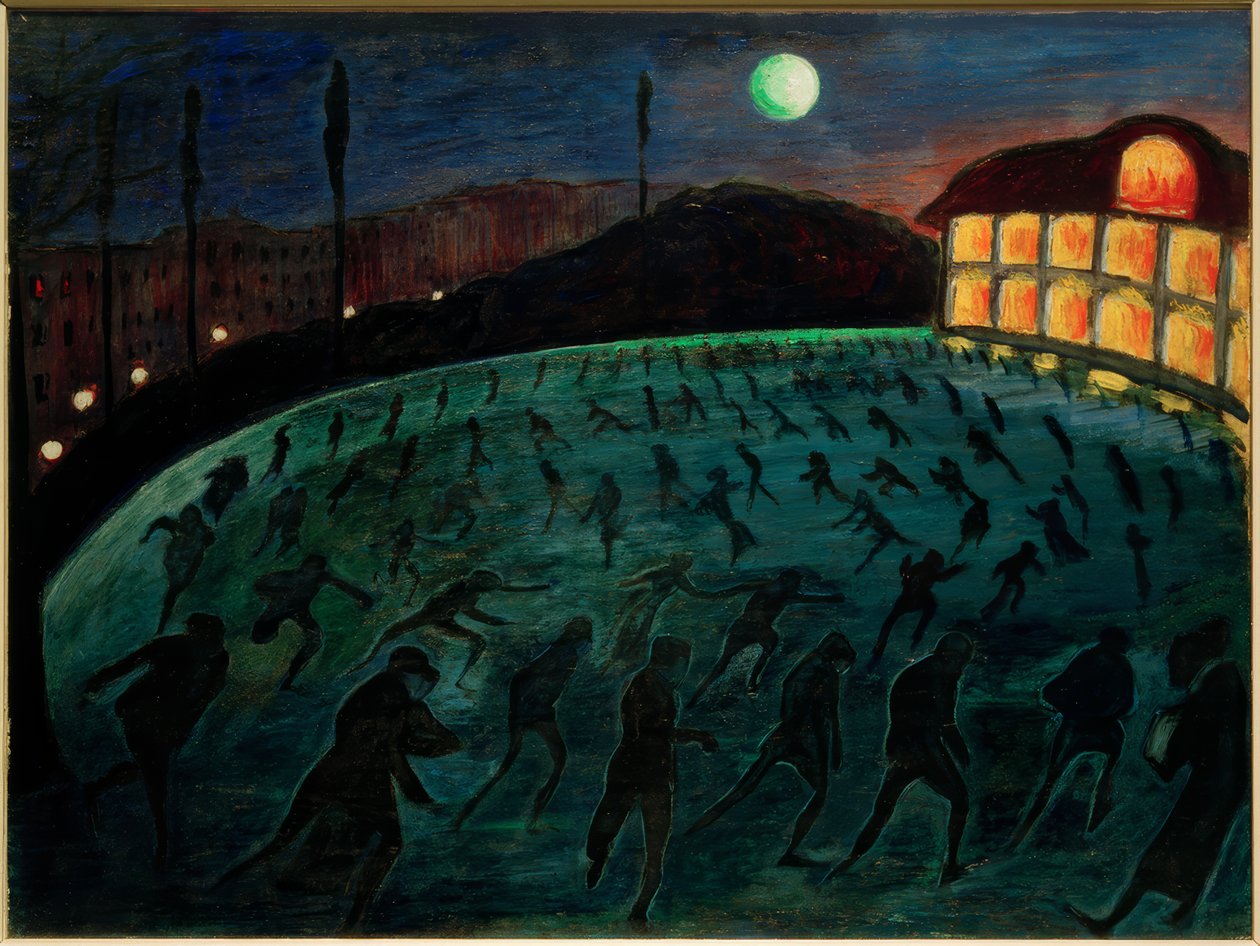 Korcsolyázó alkotó: Marianne von Werefkin