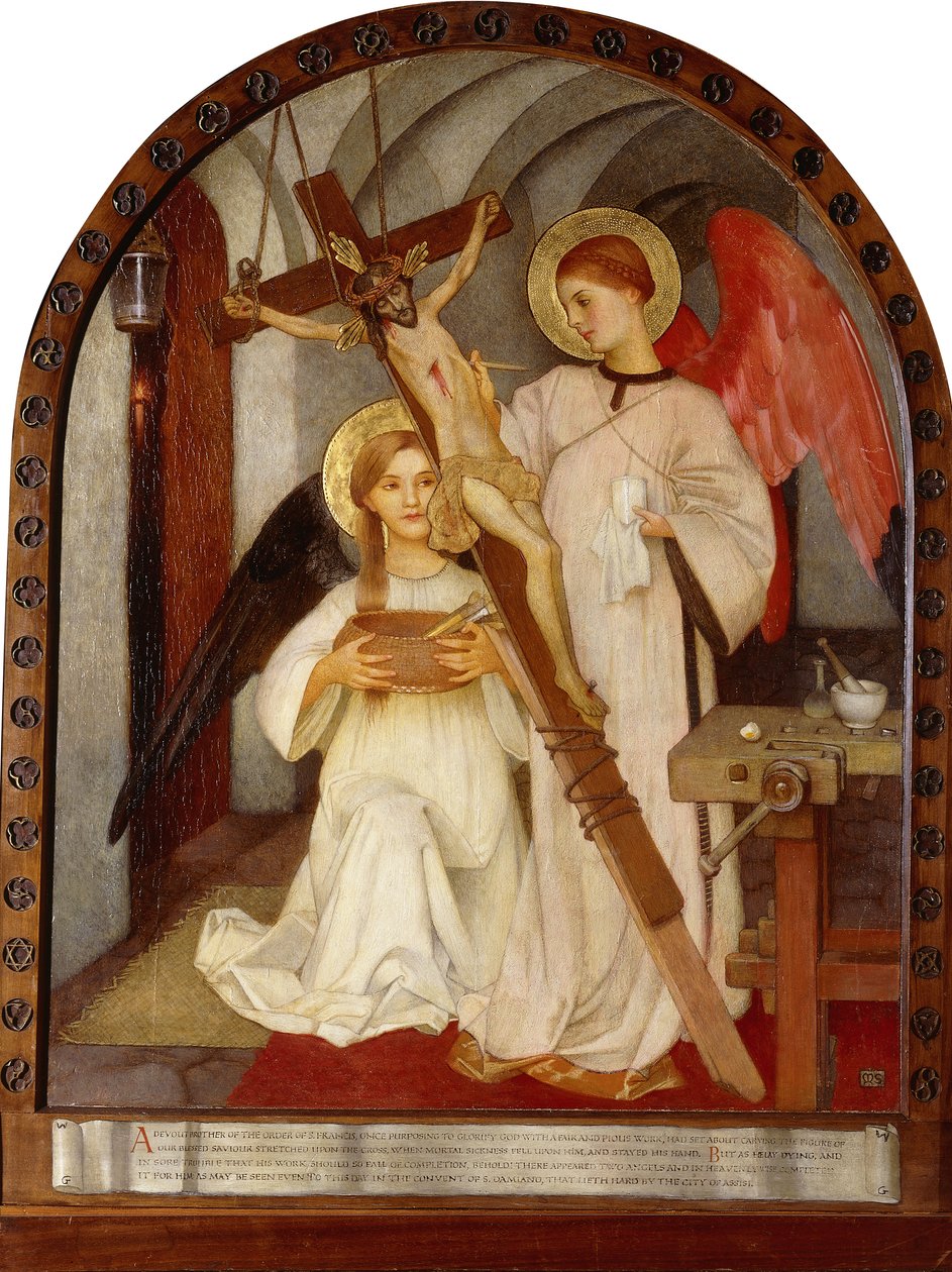 A Szent Ferenc rend jámbor testvére, alkotó: Marianne Stokes