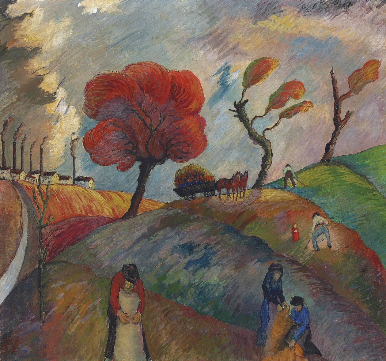 Hangyadomb, c. 1916. alkotó: Marianne von Werefkin