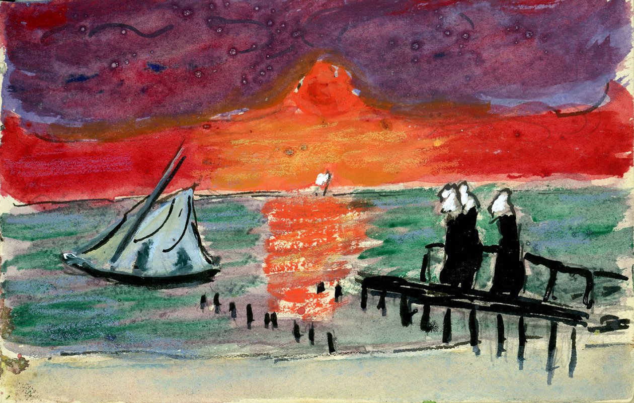 Balti-tenger, 1910-es évek alkotó: Marianne von Werefkin