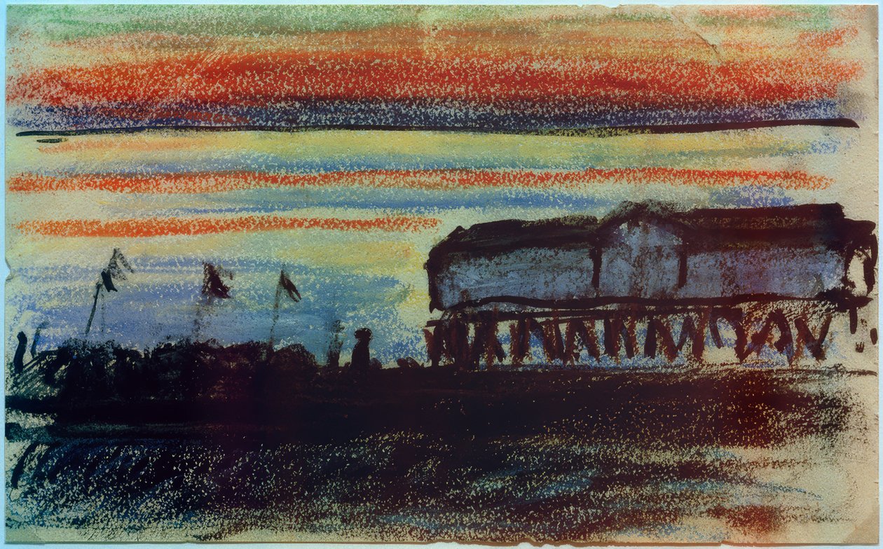Családi medence Zingstben alkotó: Marianne von Werefkin