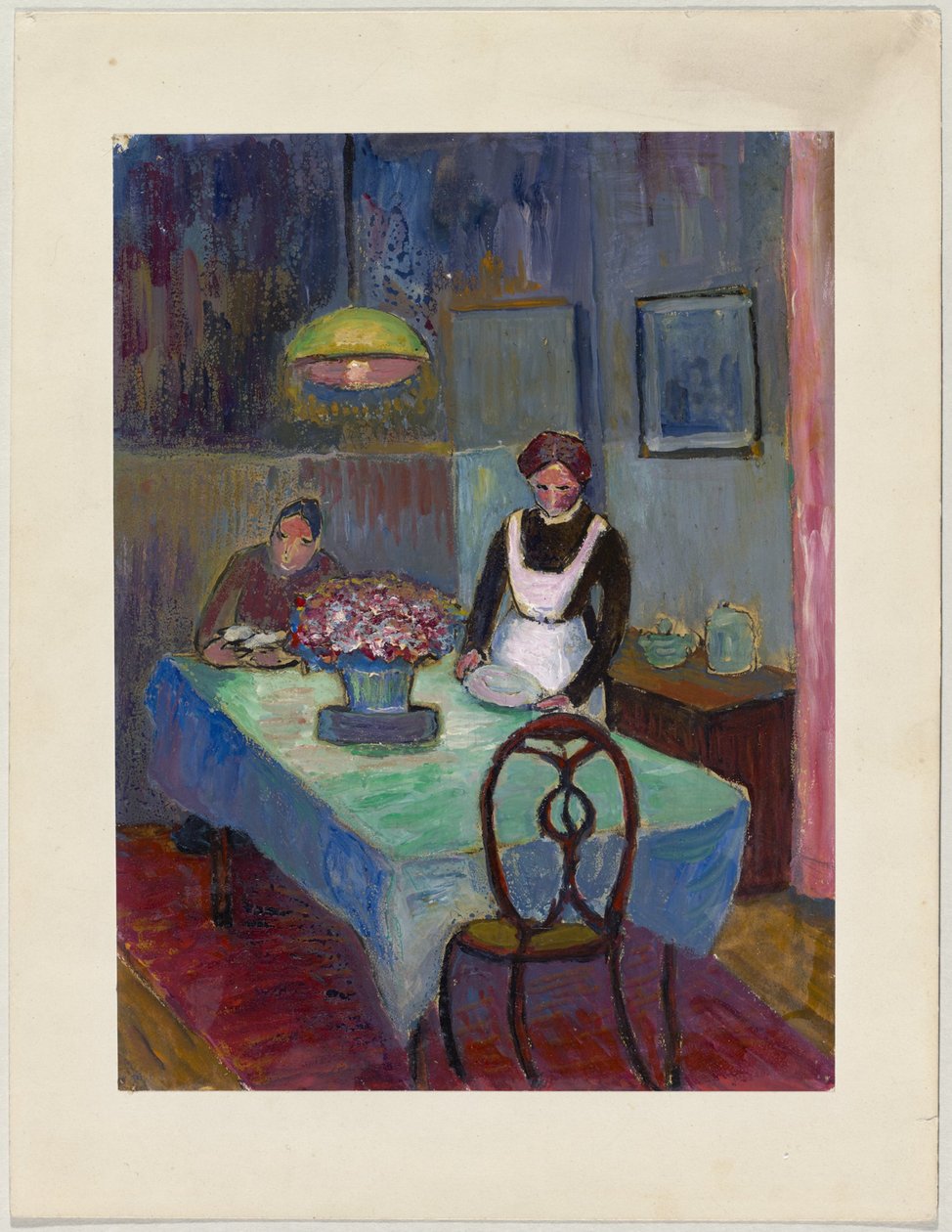 Chrustov házában a St. Prex közelében alkotó: Marianne von Werefkin