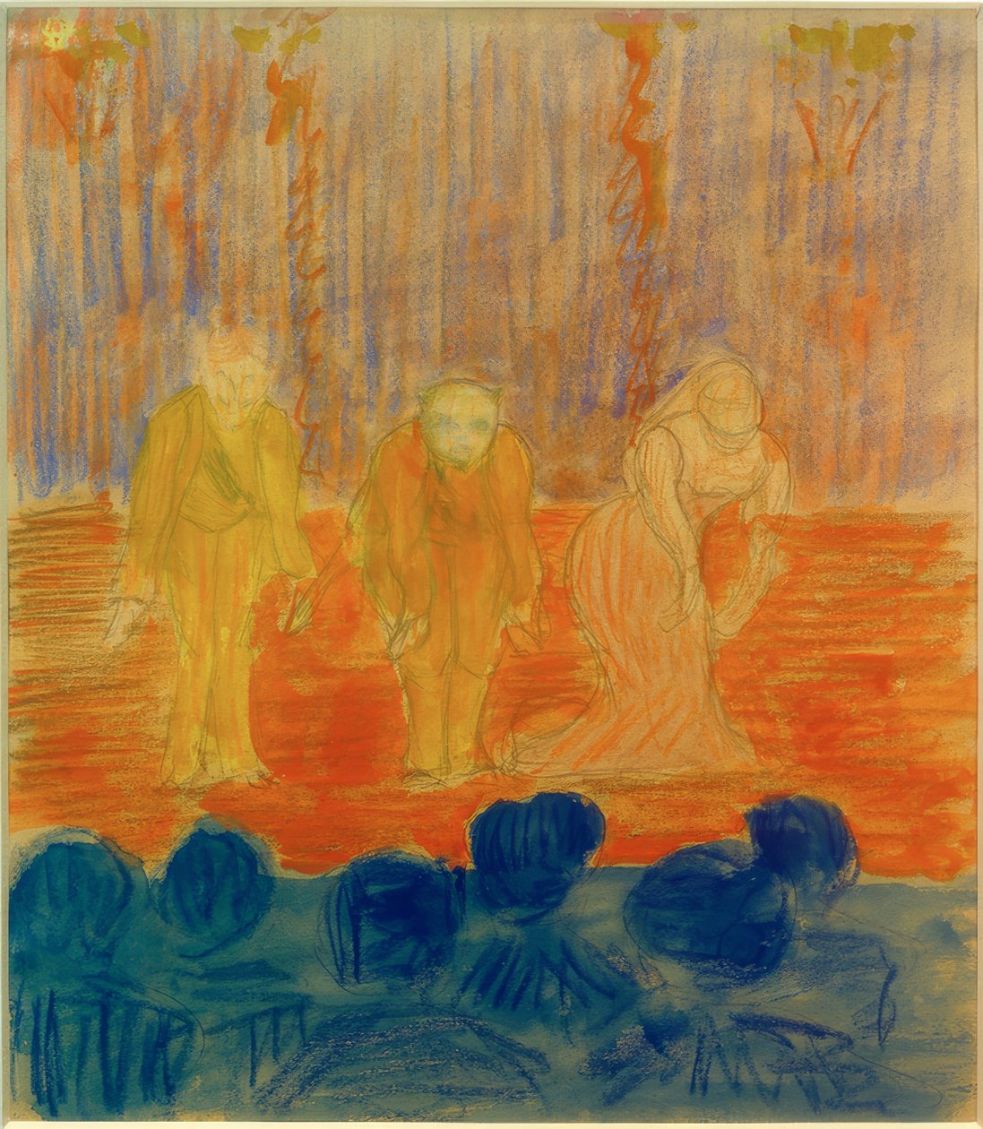 Az előadás után alkotó: Marianne von Werefkin