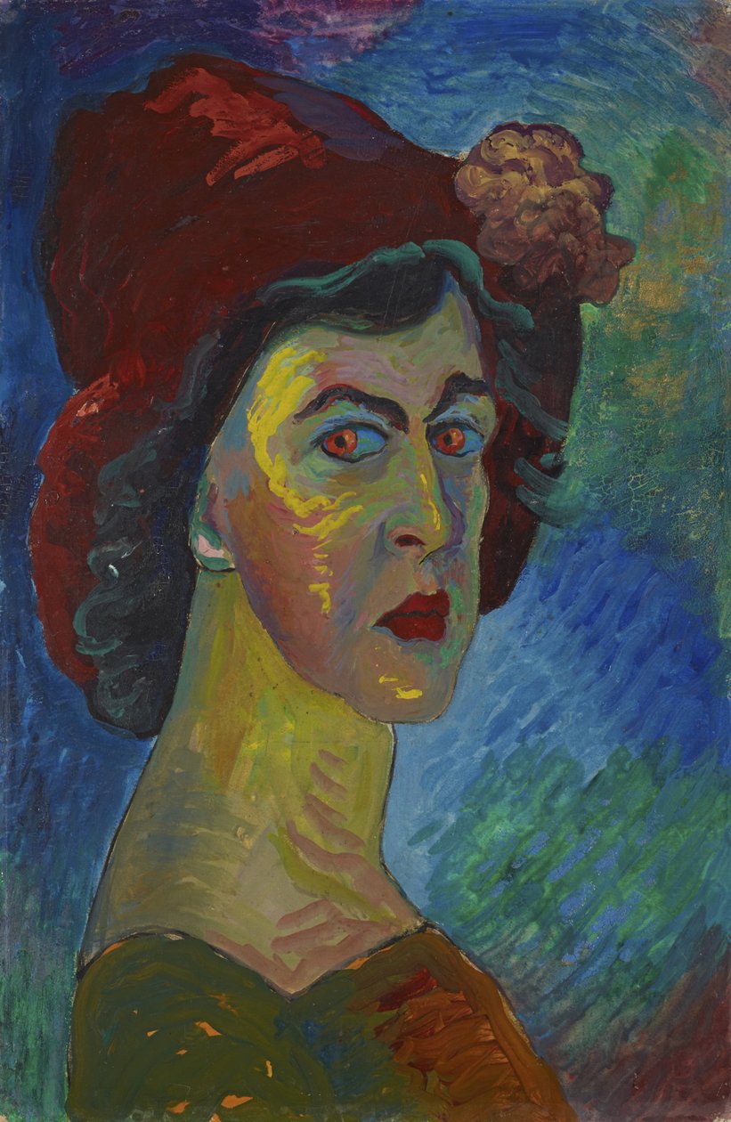 Önarckép alkotó: Marianne von Werefkin