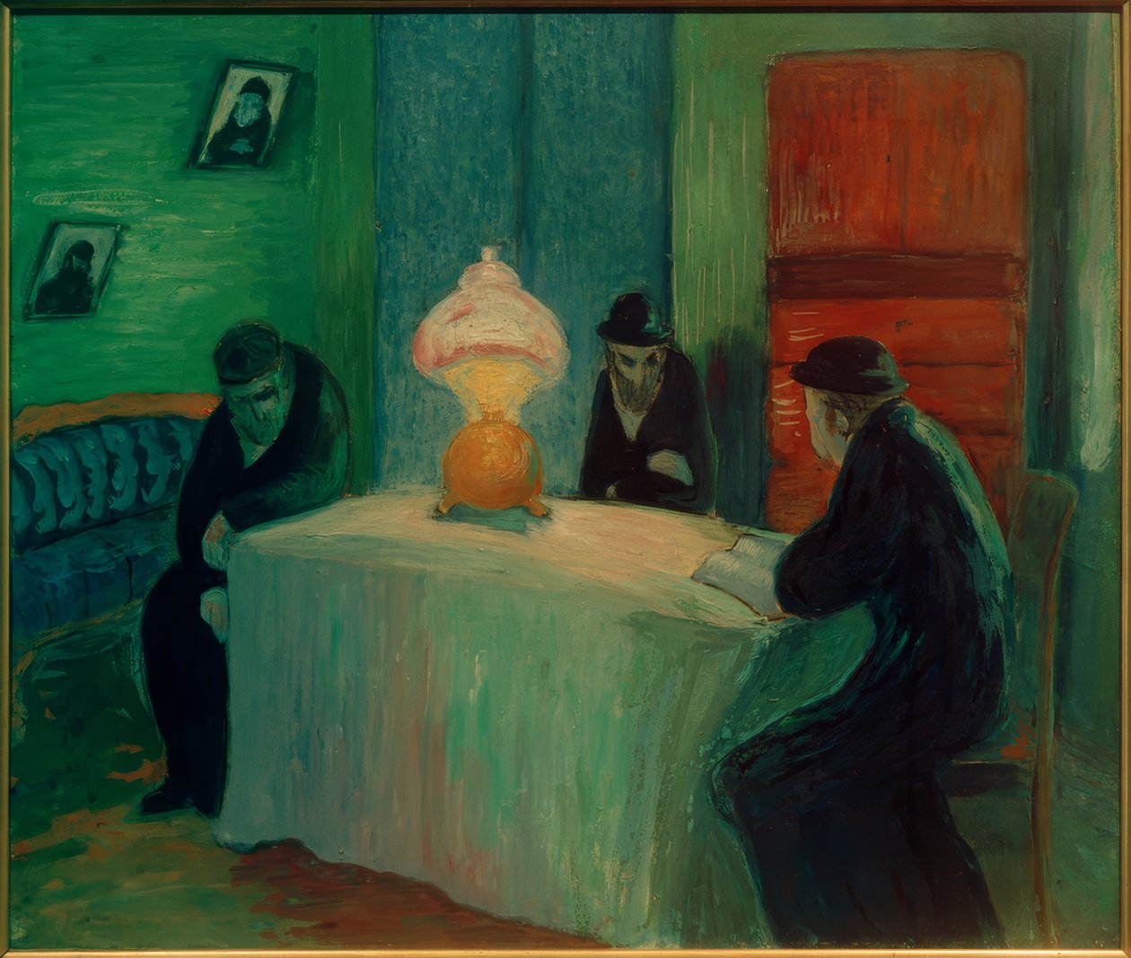 Talmudleser alkotó: Marianne von Werefkin