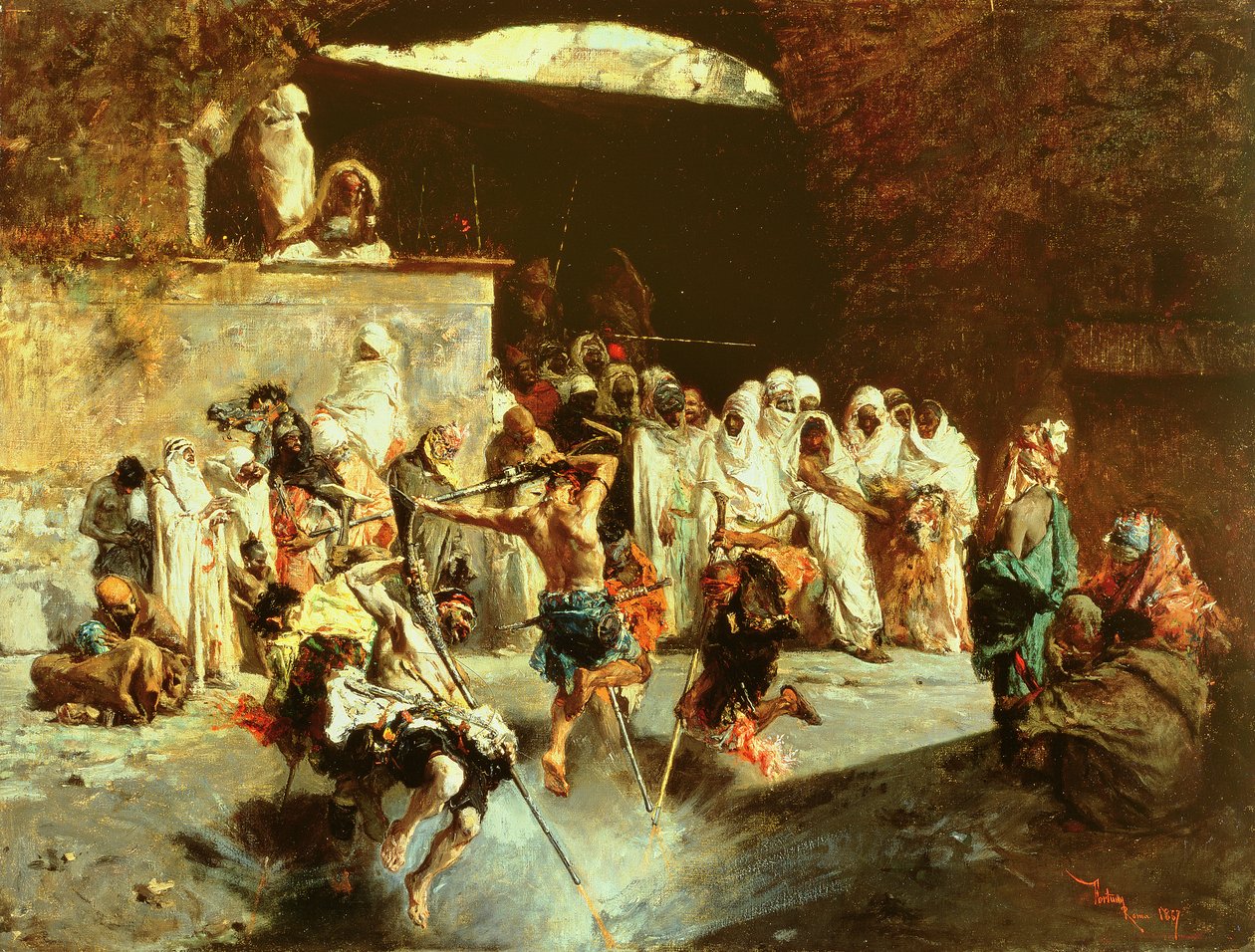 Arab fantázia, 1866-67 alkotó: Mariano José María Bernardo Fortuny y Carbó