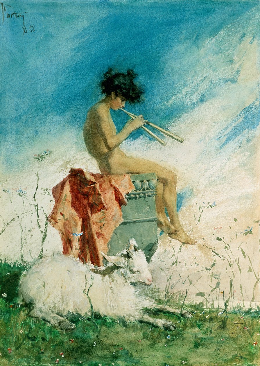Idill, 1868 alkotó: Mariano José María Bernardo Fortuny y Carbó