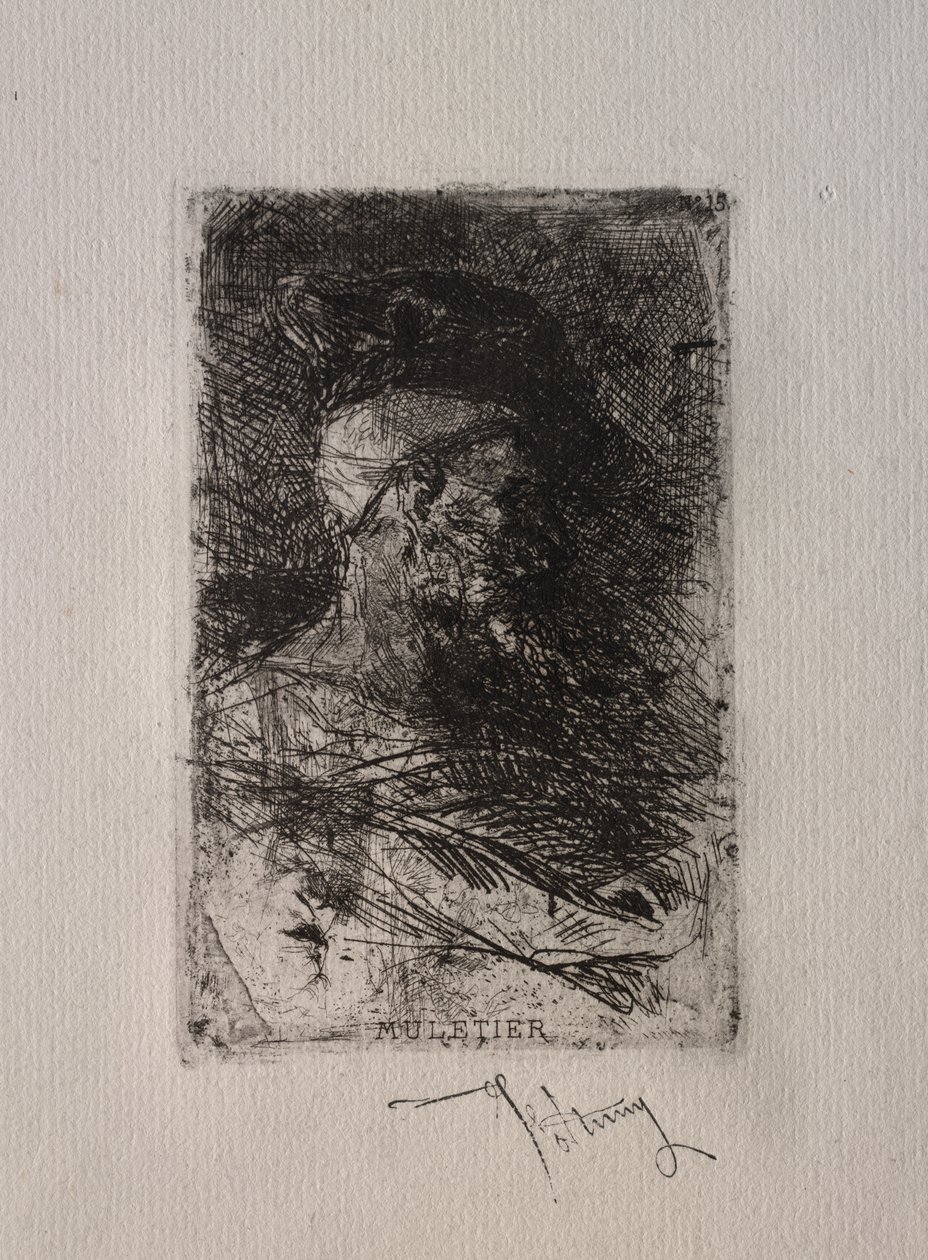 Öszvér sofőr alkotó: Mariano Fortuny y Marsal